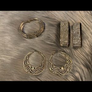 bracelets and earrings